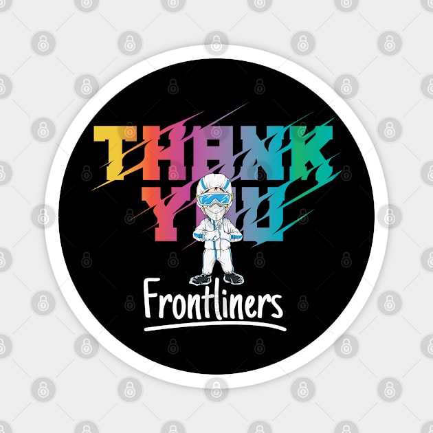 A Gratitude to Frontliners Magnet by Tee Tow Argh 